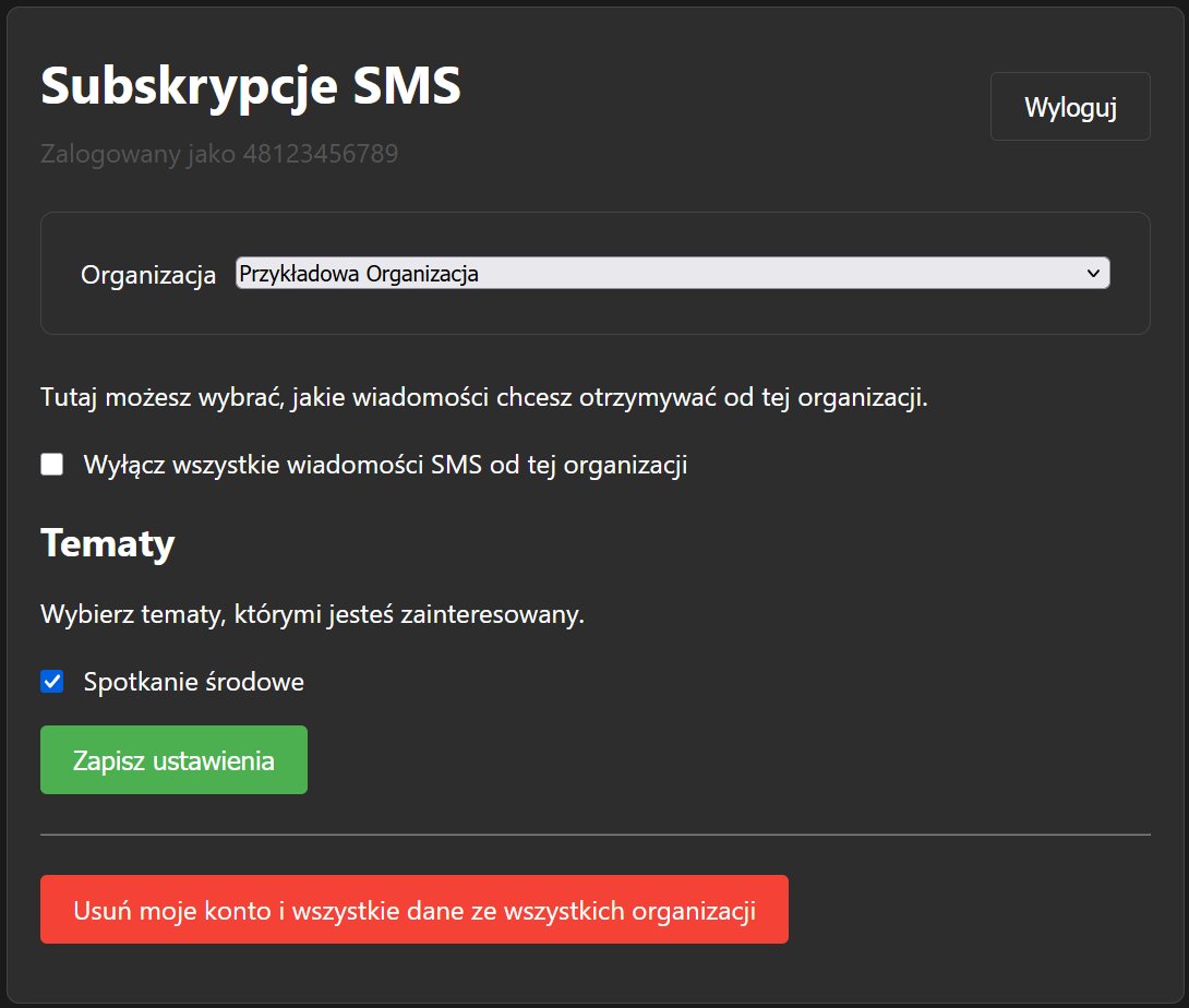 Platforma SMS dla organizacji - sms.odswojego.pl